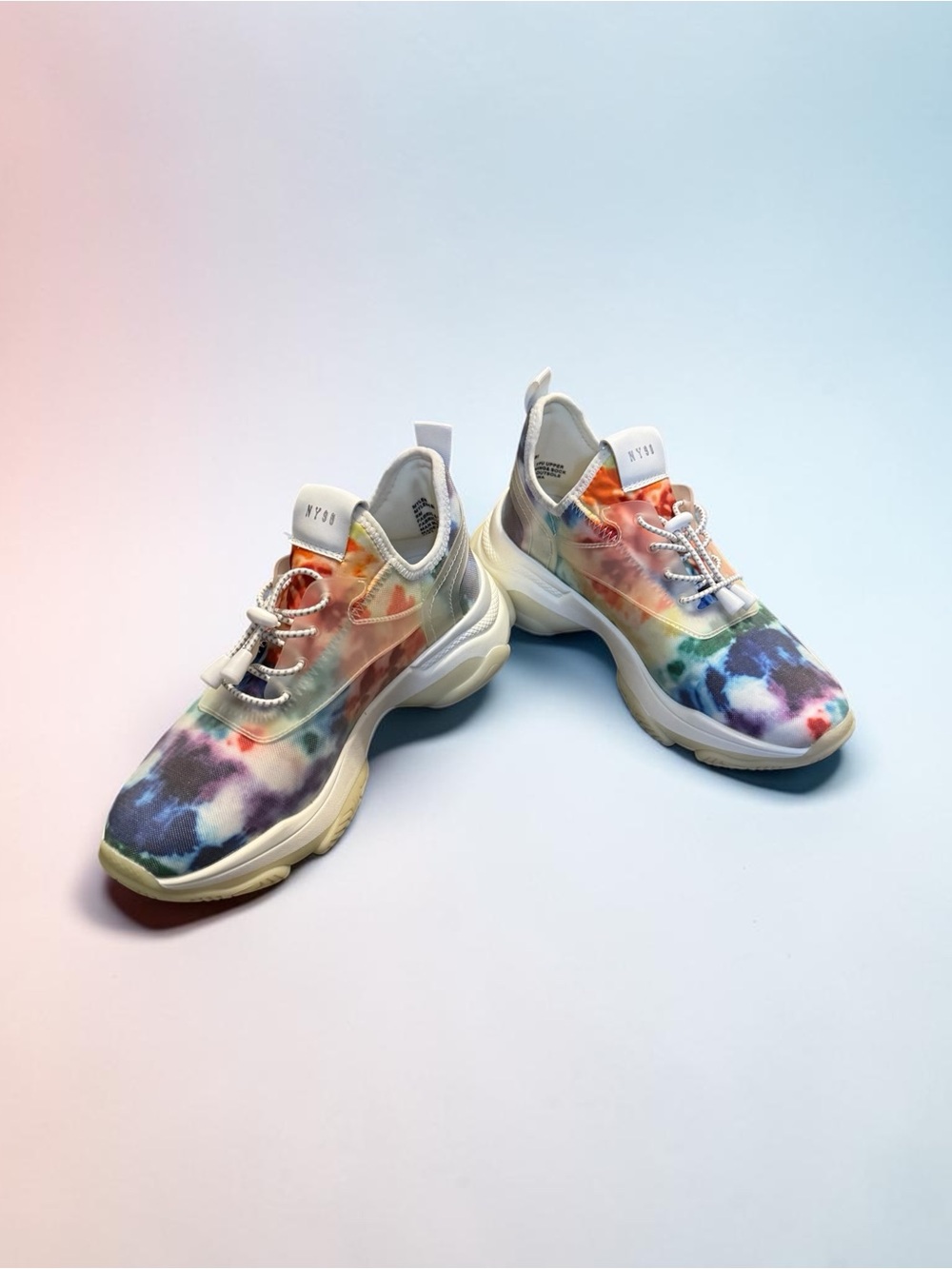 Steve Madden Myles Multi Tye Dyed Chunky Sneakers SZ 9